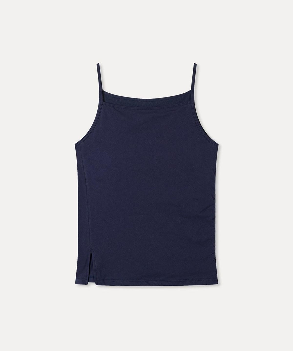 미쏘(MIXXO) 캡내장 보트넥 슬리브리스_MIWHNG701A