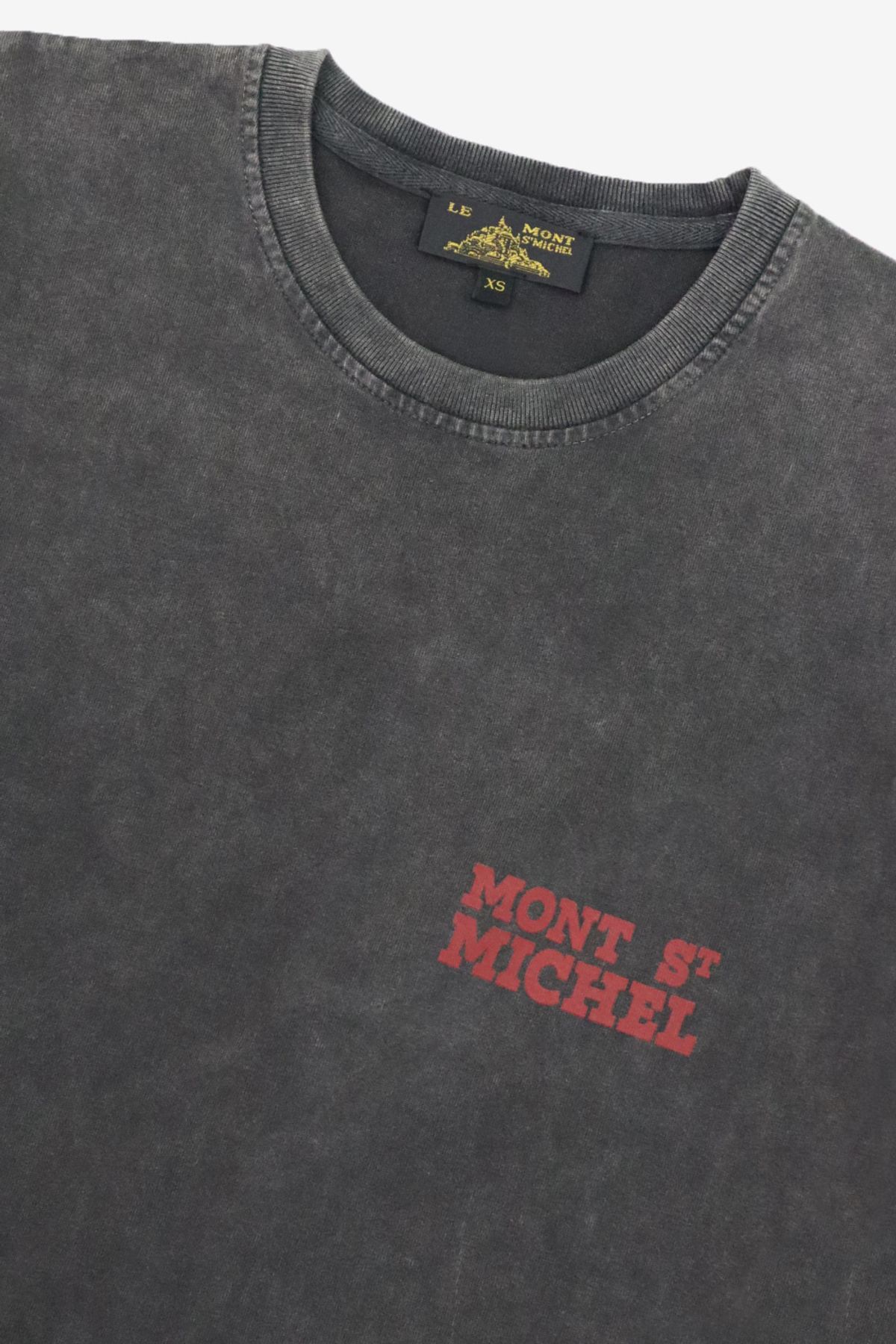르몽생미셸(LE MONT ST MICHEL) TONIC – PRINTED T-SHIRT_Black