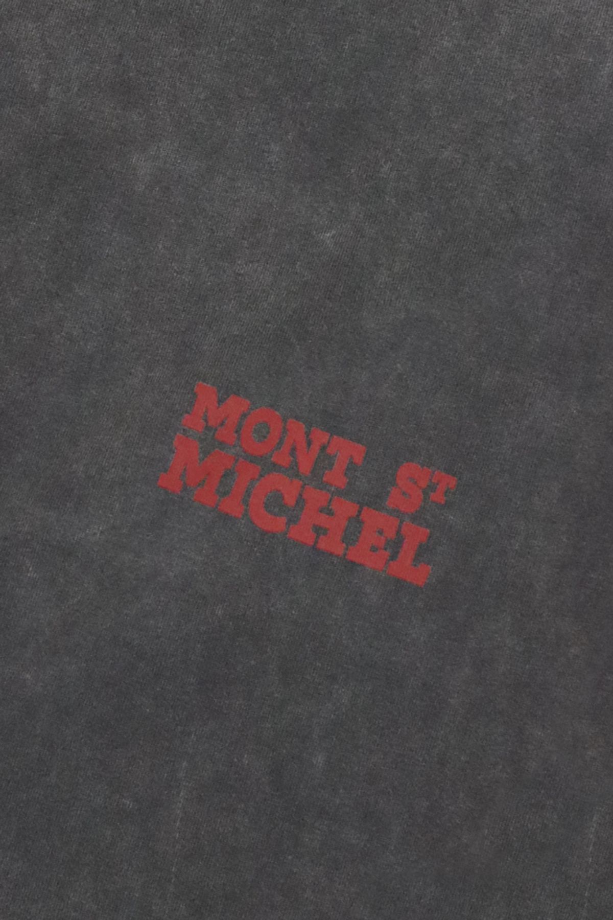 르몽생미셸(LE MONT ST MICHEL) TONIC – PRINTED T-SHIRT_Black