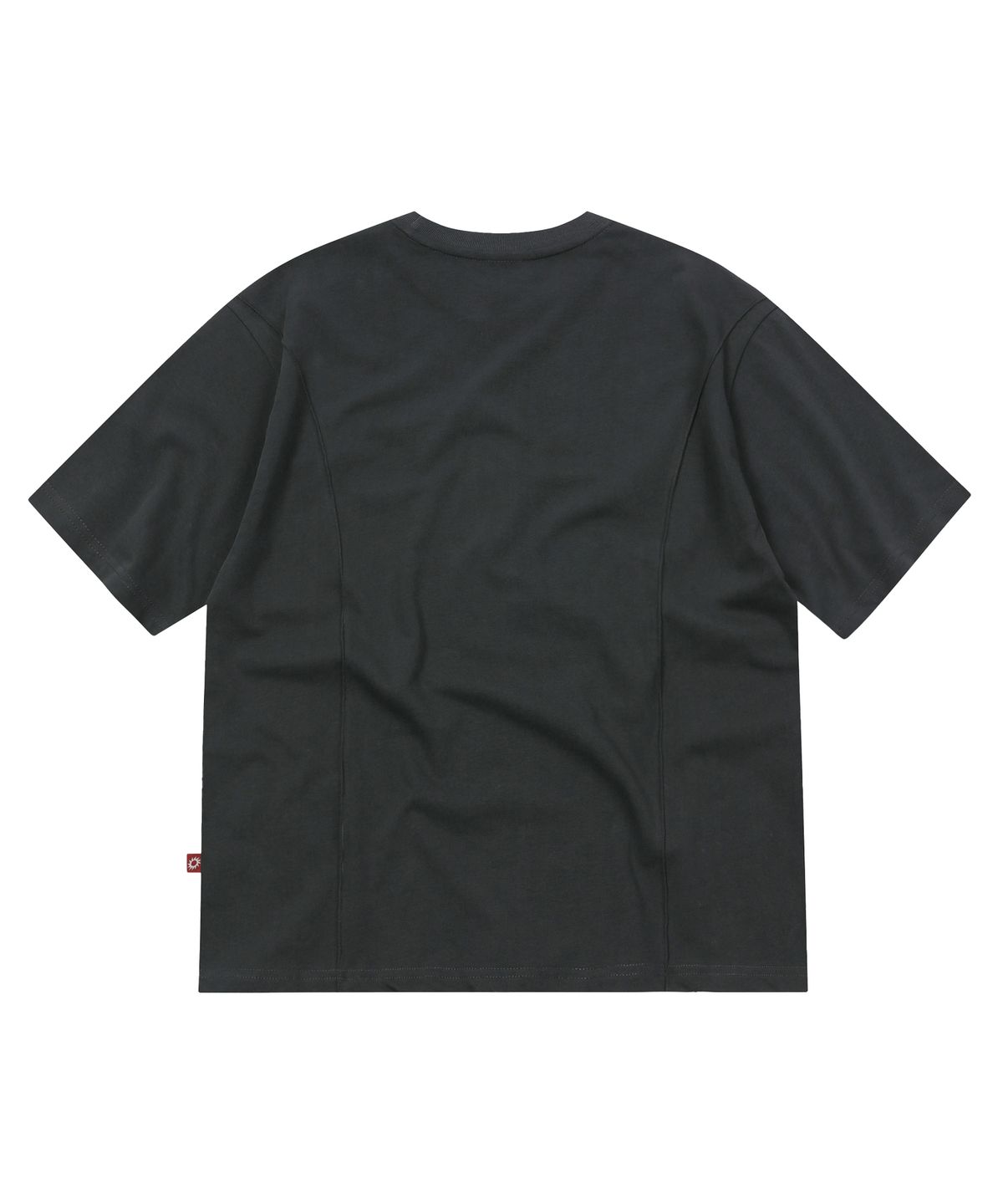 에스이에스티(S'EST) Starline Cut-out T-shirts Charcoal