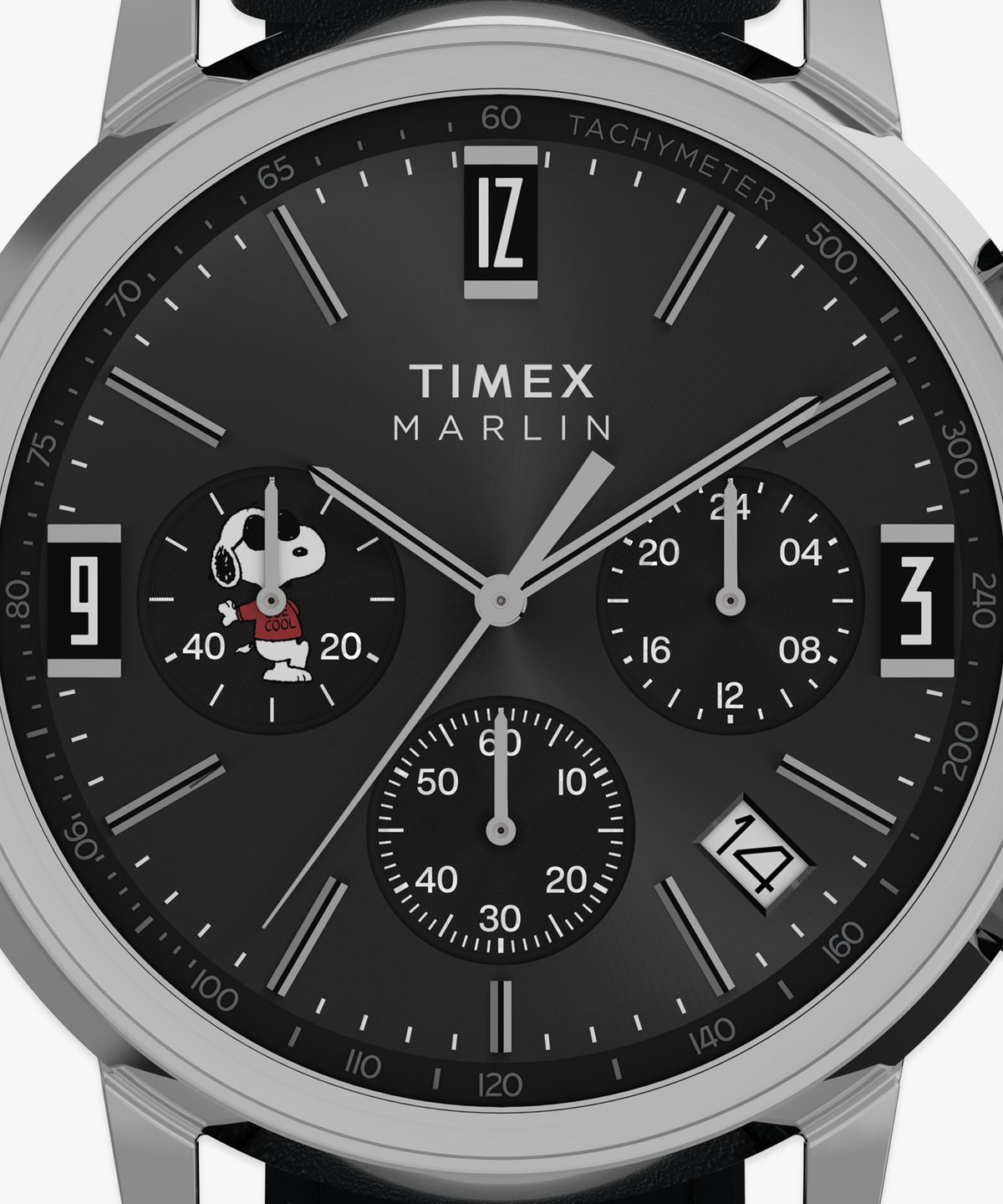 타이맥스(TIMEX) 타이맥스 x 피너츠 멀린 조 쿨 남자가죽시계 40mm