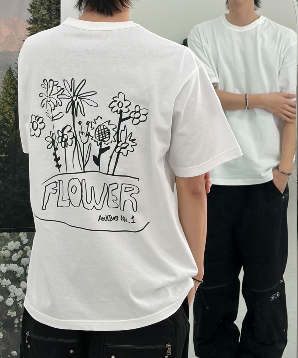 험블아카이브(HUMBLE ARCHIVE) Archive07 Flower List 반팔 티셔츠