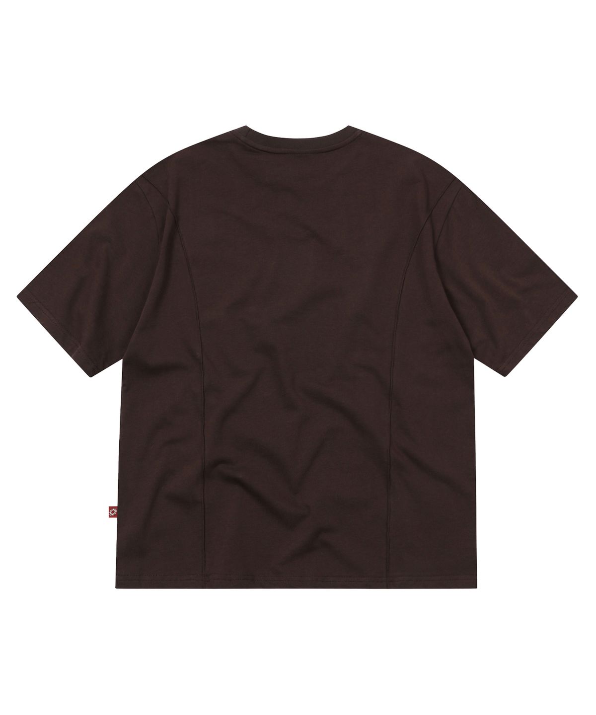 에스이에스티(S'EST) Starline Cut-out T-shirts Brown