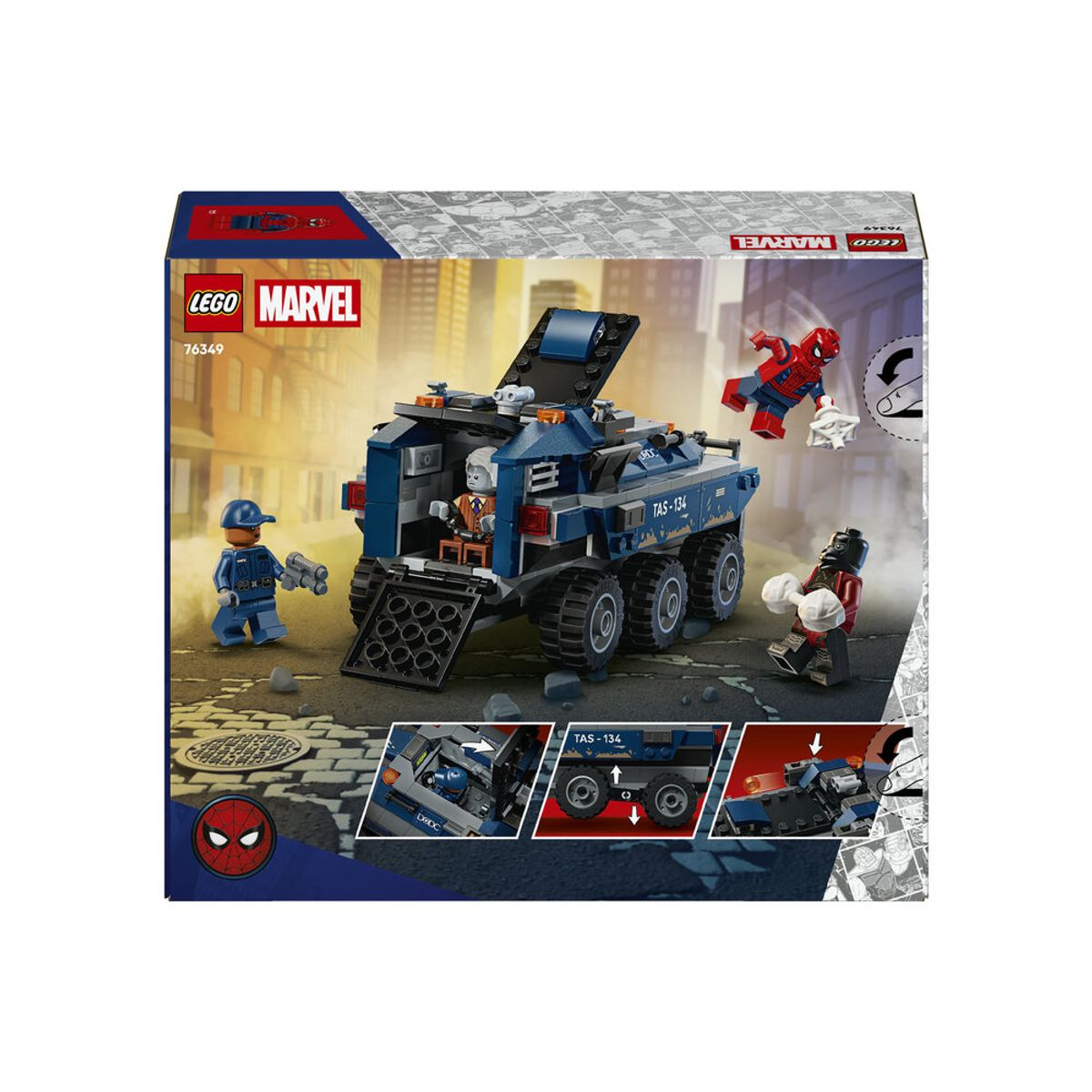 레고(LEGO) 레고 슈퍼히어로 76349 마블 스파이더맨 교도소 이송 추격전 [레고공식]