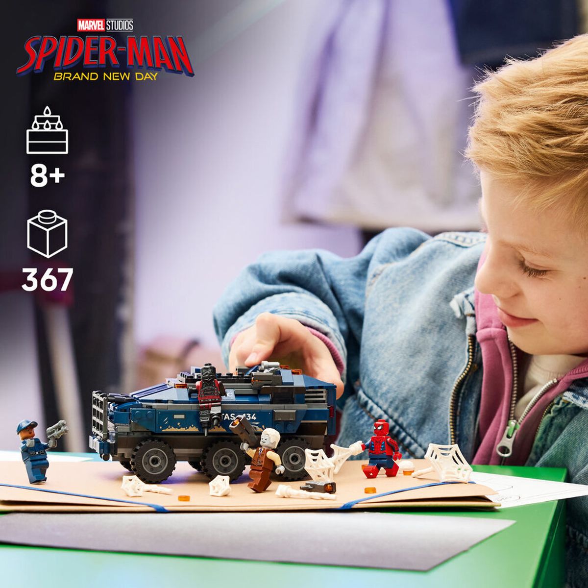 레고(LEGO) 레고 슈퍼히어로 76349 마블 스파이더맨 교도소 이송 추격전 [레고공식]