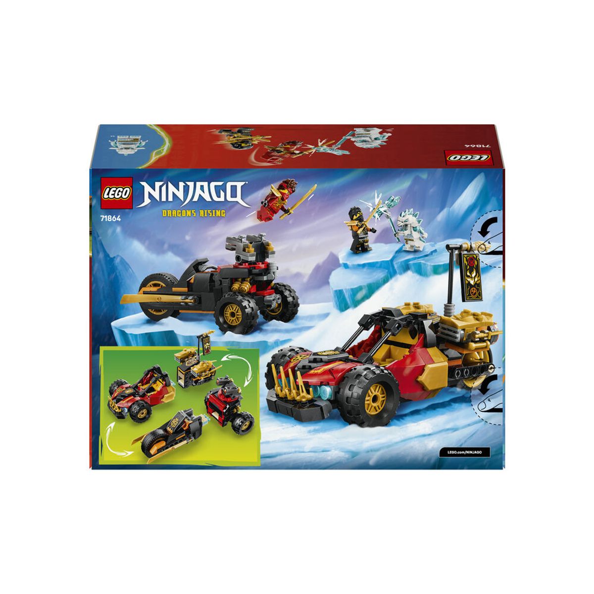 레고(LEGO) 레고 닌자고 71864 카이와 콜의 합체 자동차 [레고공식]