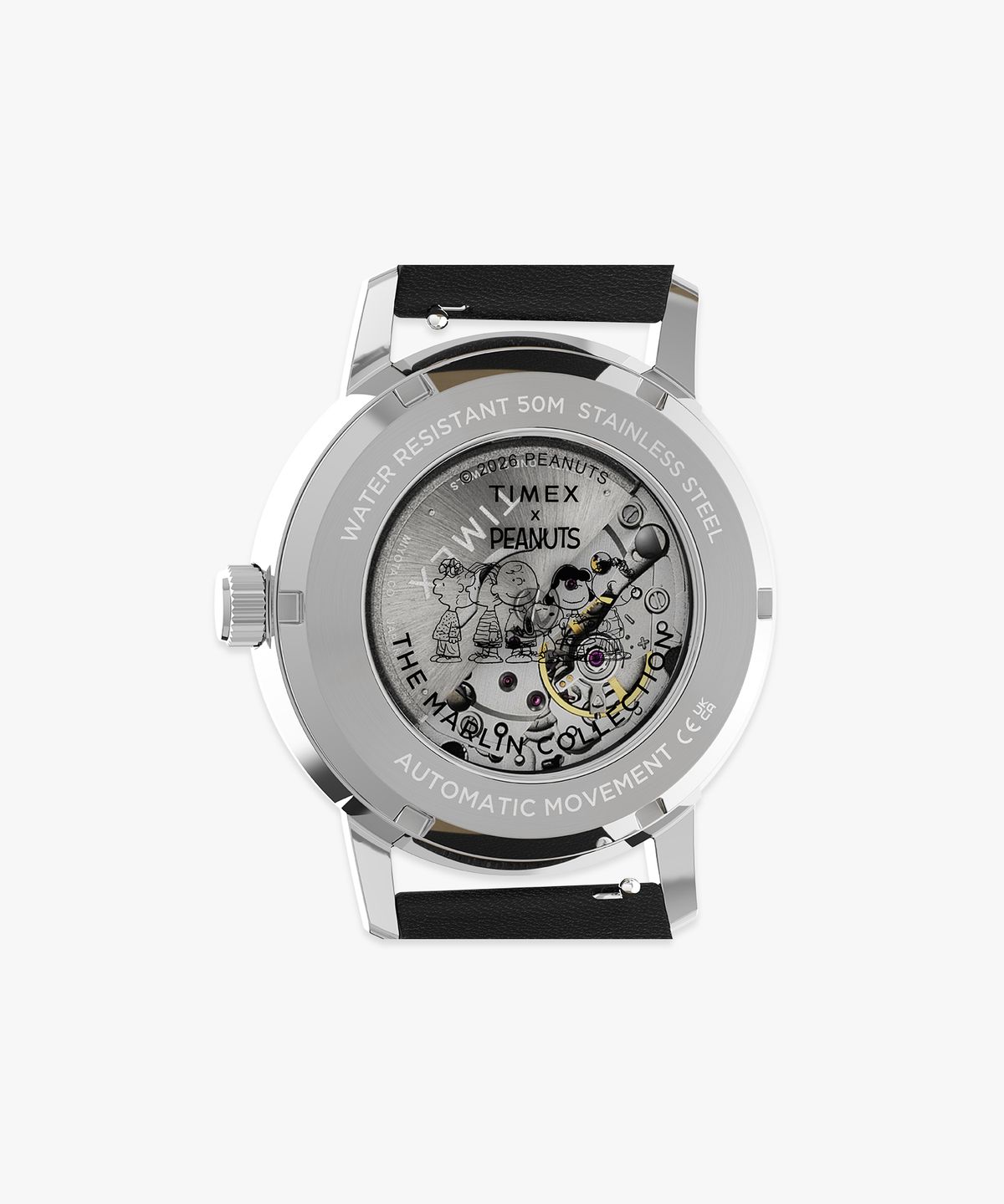 타이맥스(TIMEX) 타이맥스 x 피너츠 멀린 오토매틱 사커 가죽시계 40mm