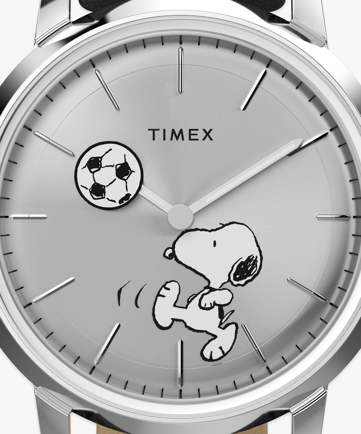 타이맥스(TIMEX) 타이맥스 x 피너츠 멀린 오토매틱 사커 가죽시계 40mm