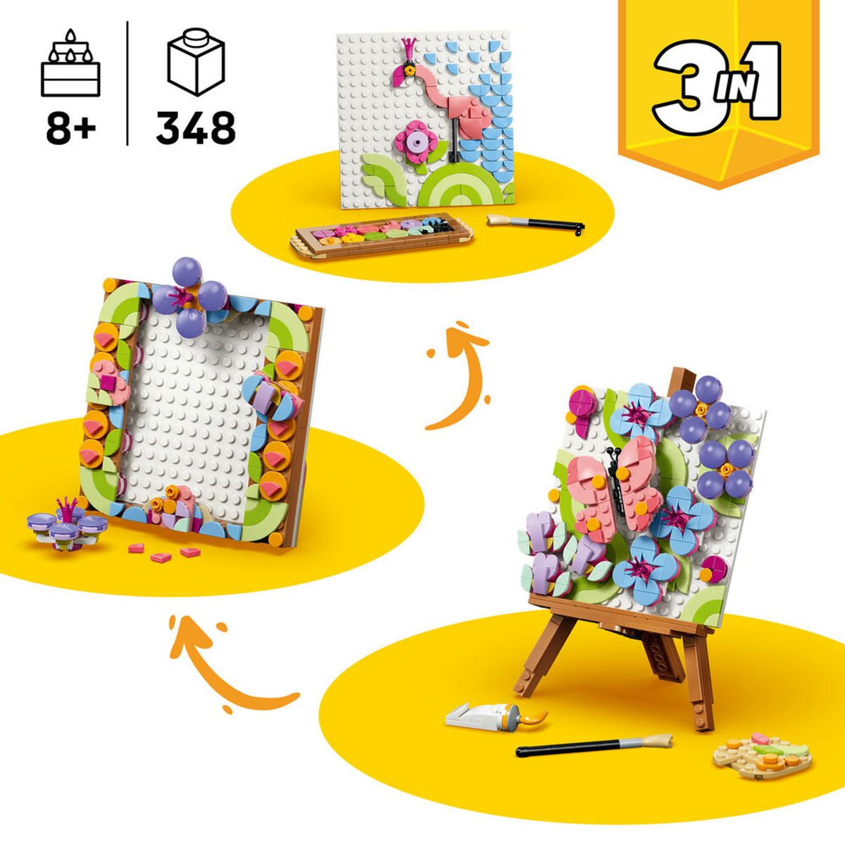 레고(LEGO) 레고 크리에이터 3-in-1 31390 플라워 아트 데코 그림 [레고공식]