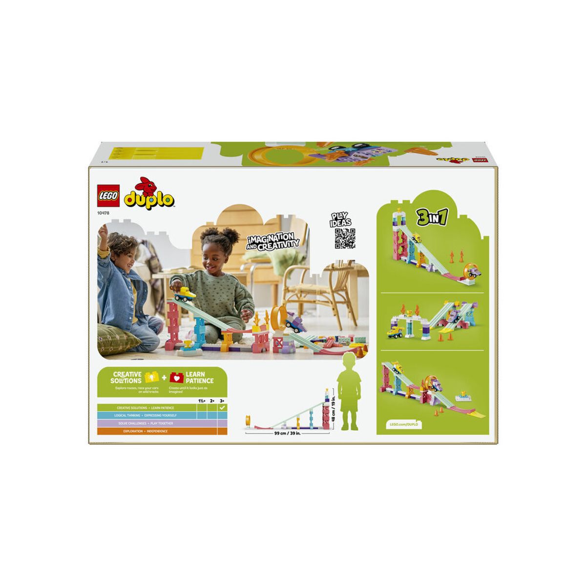 레고(LEGO) 레고 듀플로 10478 3 in 1 창의력 경사로와 자동차 [레고공식]