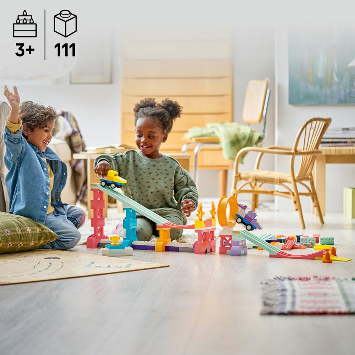 레고(LEGO) 레고 듀플로 10478 3 in 1 창의력 경사로와 자동차 [레고공식]