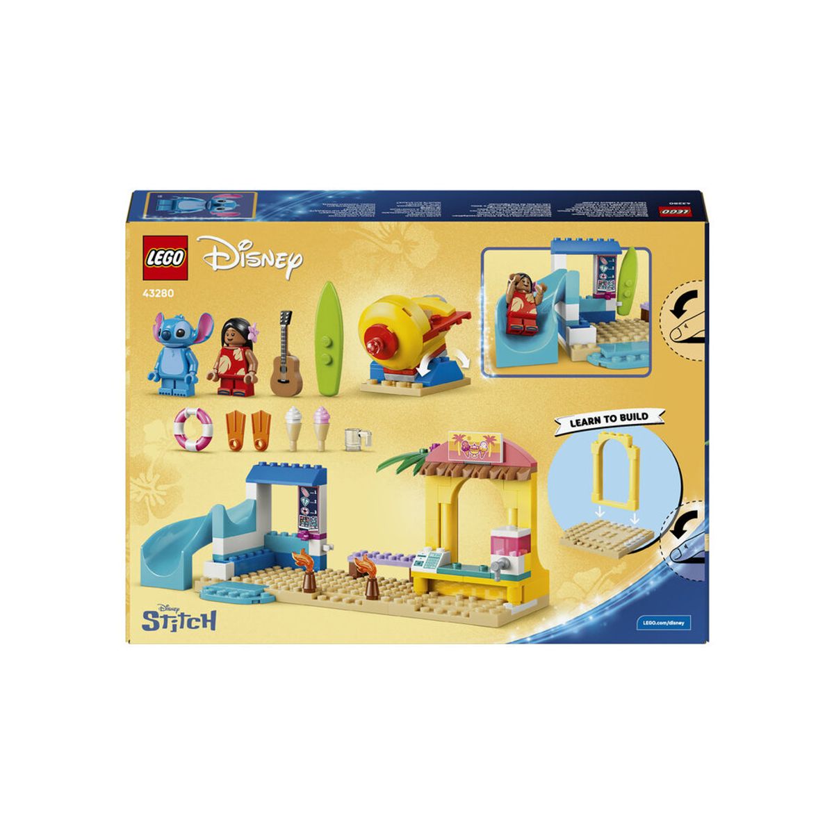 레고(LEGO) 레고 디즈니 43280 릴로와 스티치의 해변 놀이 [레고공식]