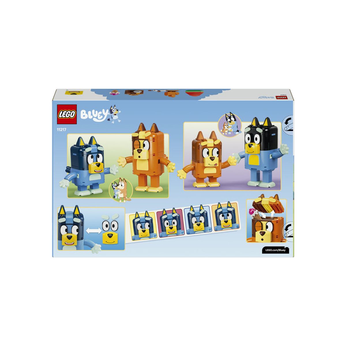 레고(LEGO) 레고 블루이 11217 브릭으로 만든 블루이 가족 [레고공식]