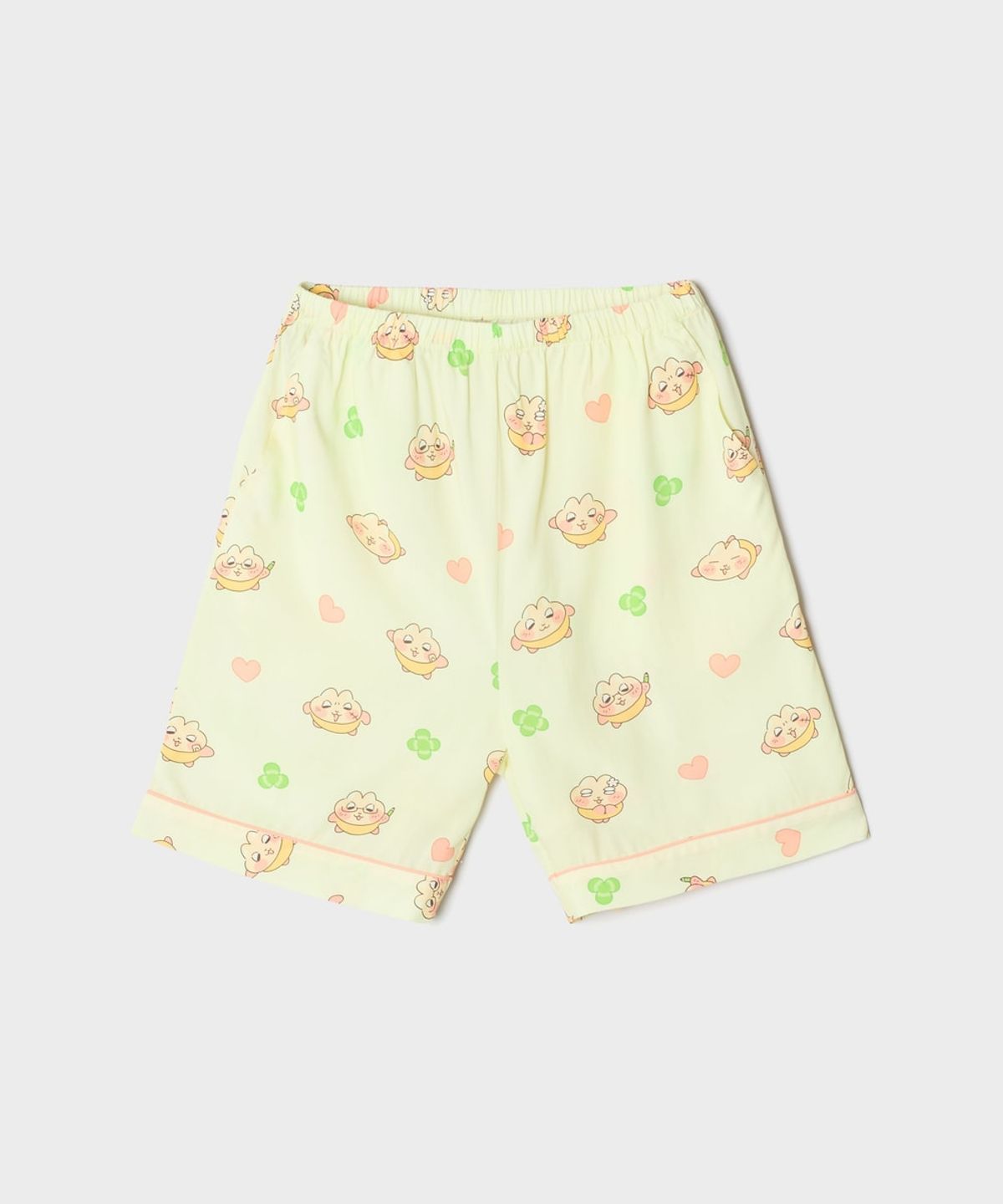 스파오(SPAO) [찌그러진 누룽쥐] 반팔 파자마(Yellow)_SPPPG37U19