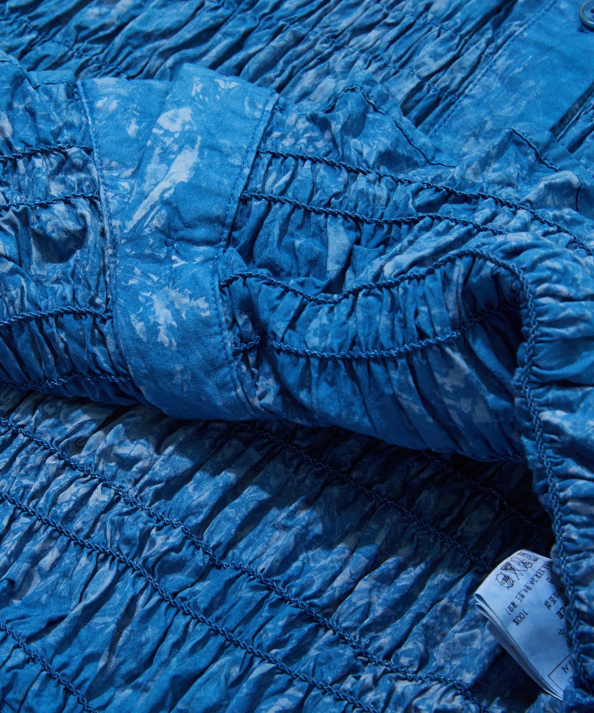 펜필드(PENFIELD) [P x KUNST HEUTE] 스모킹 셔츠 블루_FS2WR700
