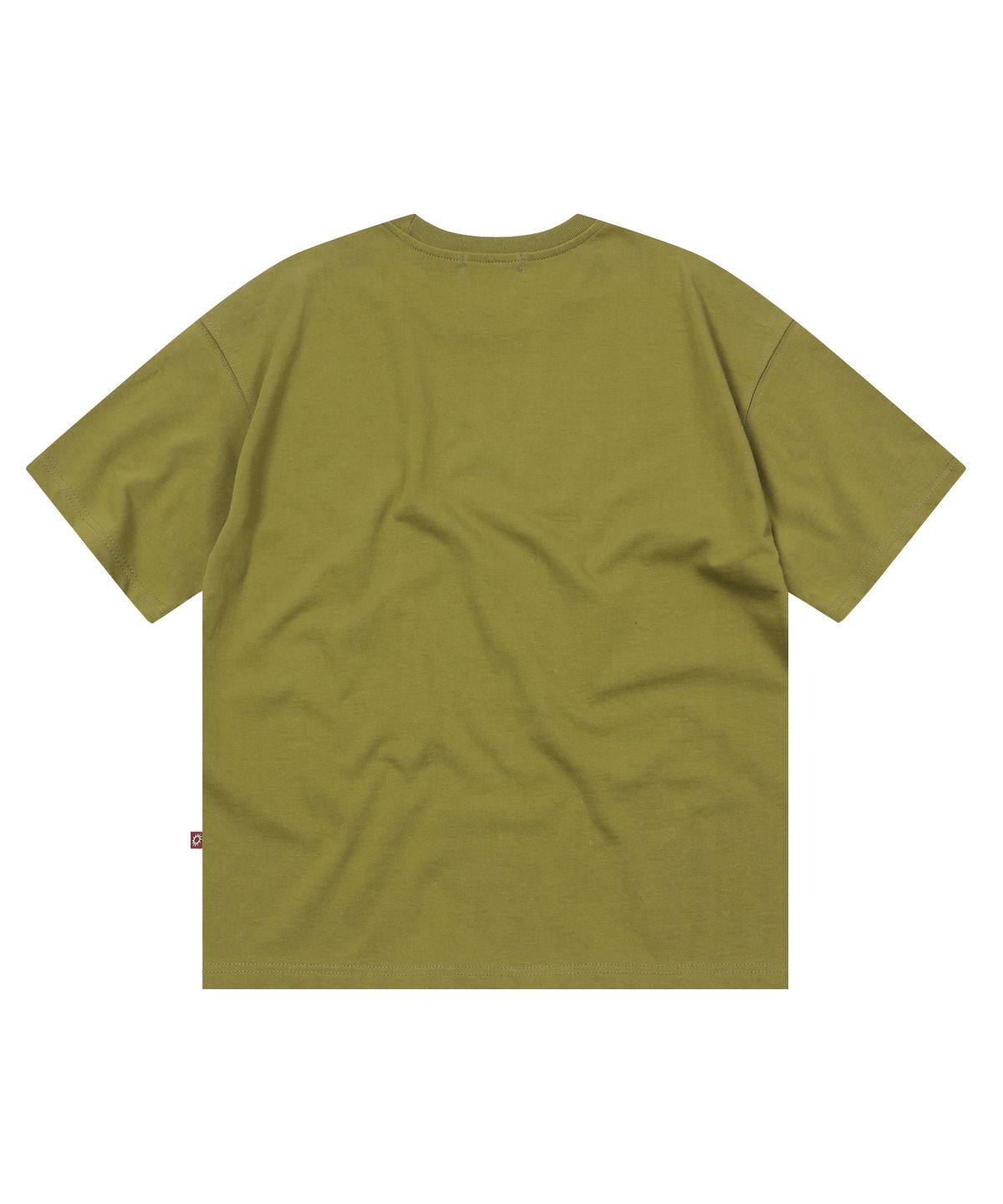 에스이에스티(S'EST) Bio Washing Crop T-shirts Olive