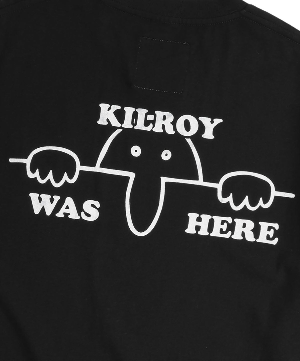 머드솔트(MUDSALT) KILROY 그래픽 반팔 티셔츠 블랙