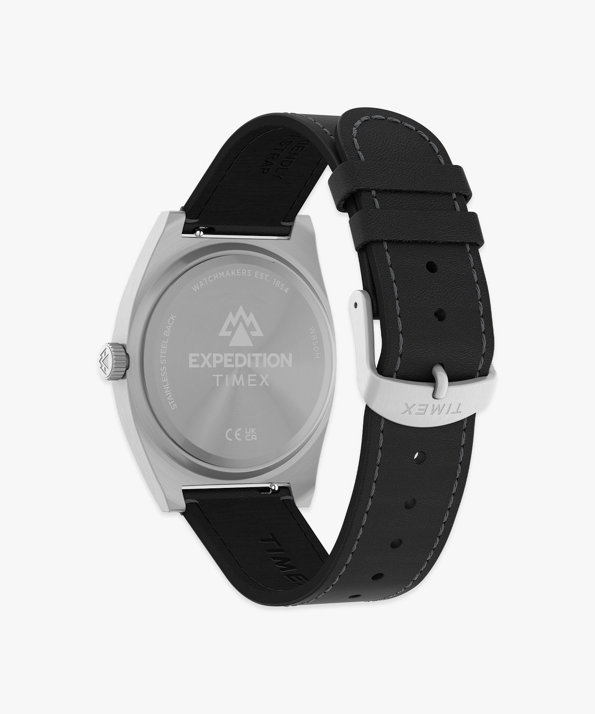 타이맥스(TIMEX) 익스페디션 캡스톤 블랙 레더시계 39mm