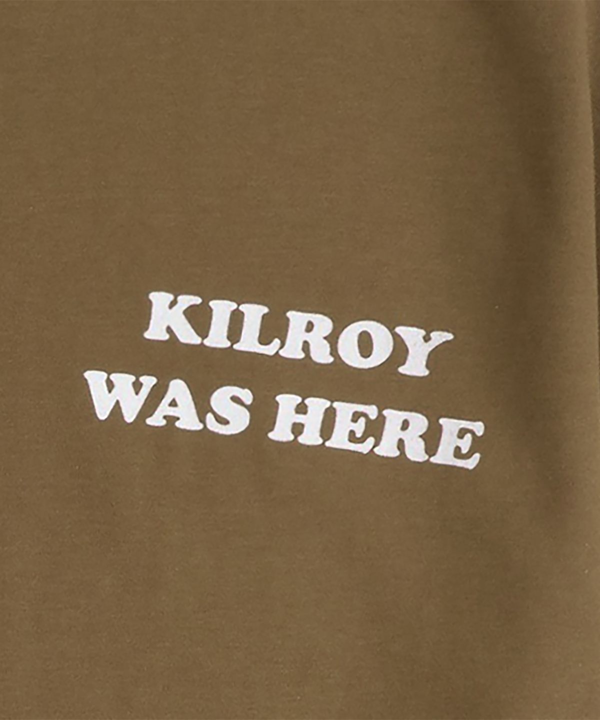 머드솔트(MUDSALT) KILROY 그래픽 반팔 티셔츠 브라운