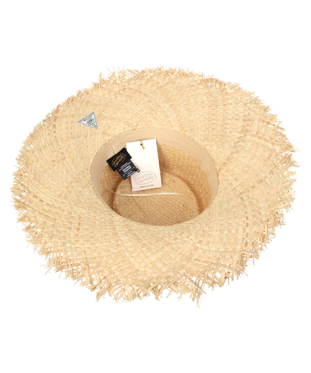 유니버셜 케미스트리(UNIVERSAL CHEMISTRY) Soft Natural Raffia Home Panama Hat 파나마햇