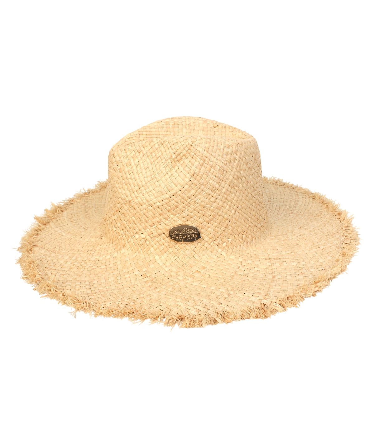 유니버셜 케미스트리(UNIVERSAL CHEMISTRY) Soft Natural Raffia Fedora 파나마햇