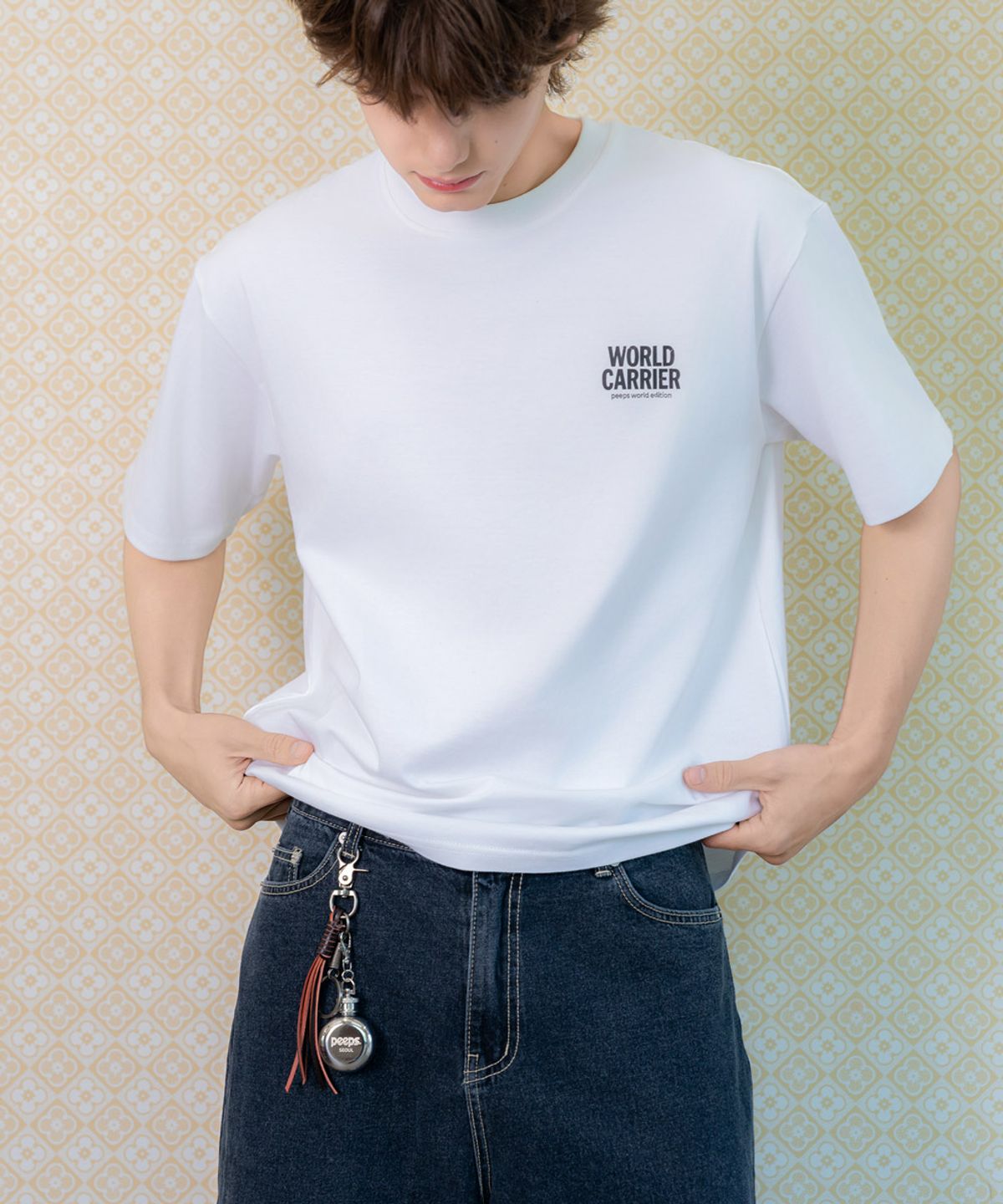 핍스(PEEPS) Pocket Flask Keryring(ROUND)