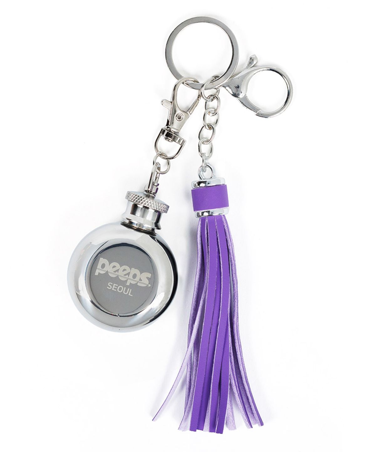 핍스(PEEPS) Pocket Flask Keryring(ROUND)