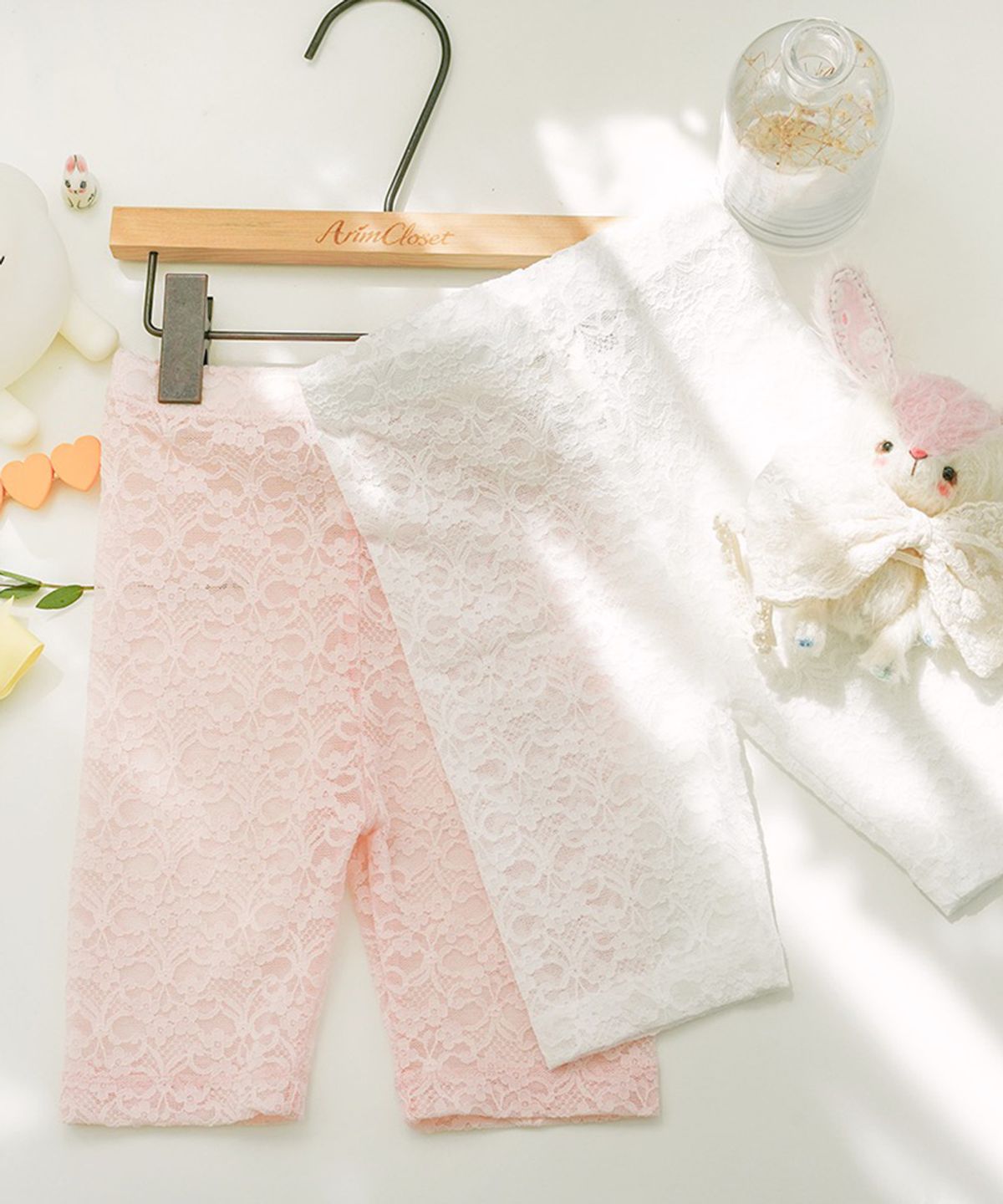 아림클로젯(ARIMCLOSET) 여름날에도 예쁠 테야 - 아기 레이스 7부 레깅스