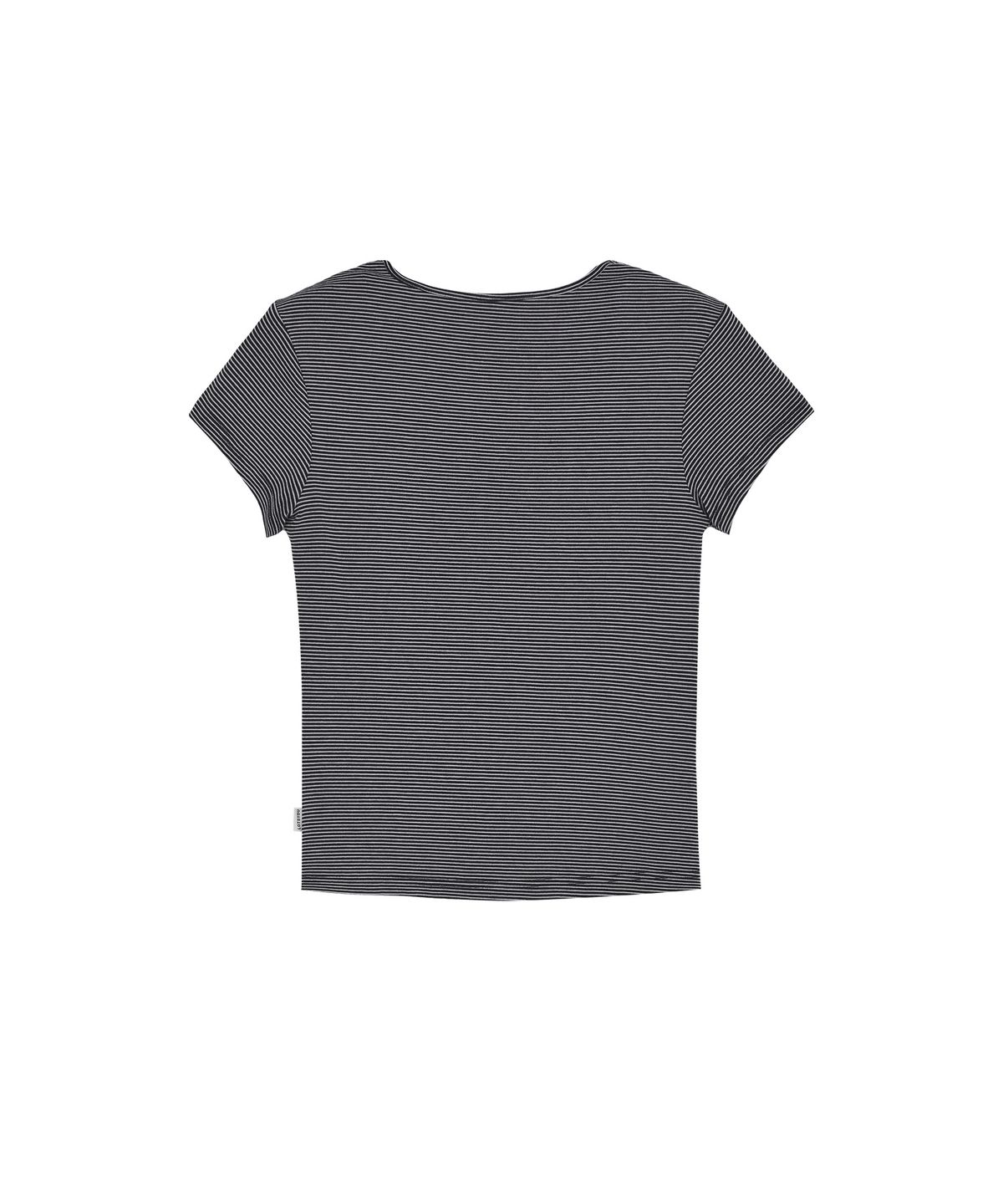 라츠유(LOTSYOU) Twisty Half Sleeve Tee BLACK