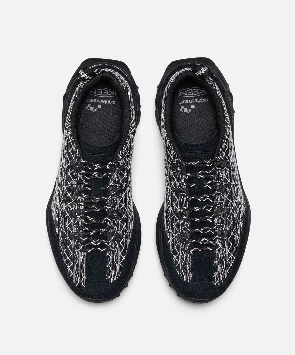 킨(KEEN) KEEN x EIGHTEEN EAST] 재스퍼 자이오닉 남성 스니커즈 BLACK/BLACK