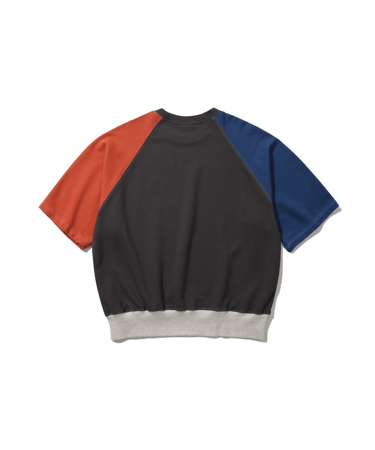 앵글런(ANGLAN) Palette Raglan Half Sweat Shirt - Oatmeal
