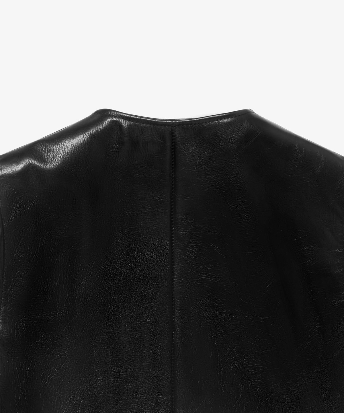 더씽인데어데어(THE THING IN THEIR THERE) Structured Buffalo Vest Black