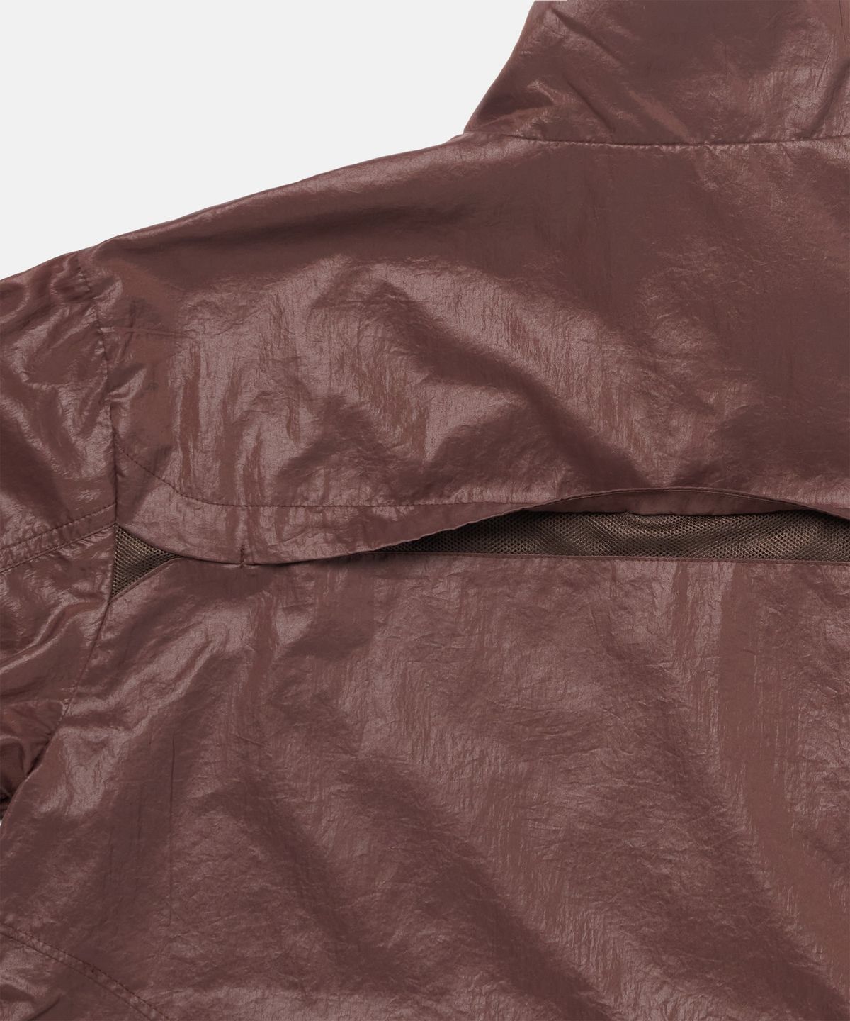 더씽인데어데어(THE THING IN THEIR THERE) Adaptive Nylon Jacket Brownie