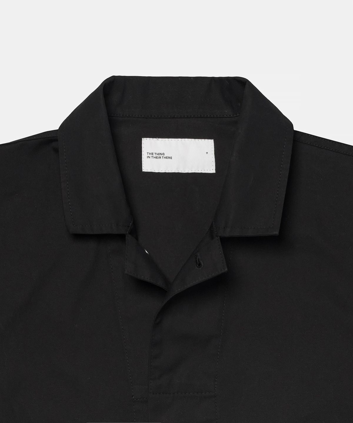 더씽인데어데어(THE THING IN THEIR THERE) Considered Trucker Jacket Black