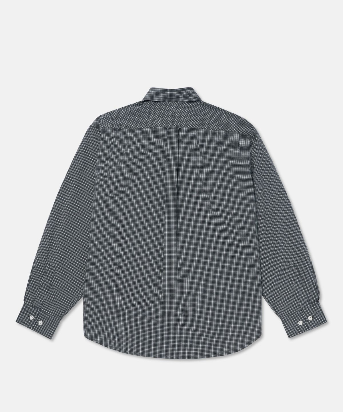 더씽인데어데어(THE THING IN THEIR THERE) Shift Multi Check Shirt Charcoal