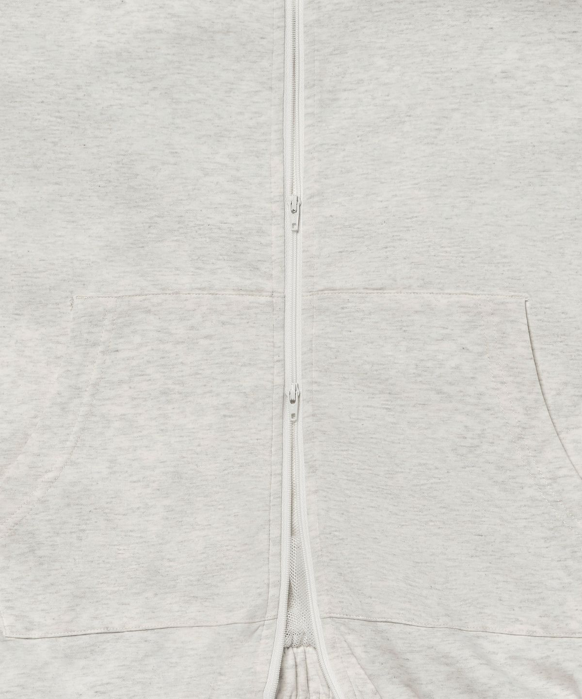 더씽인데어데어(THE THING IN THEIR THERE) Adaptive Zip-Up Hoodie Melange