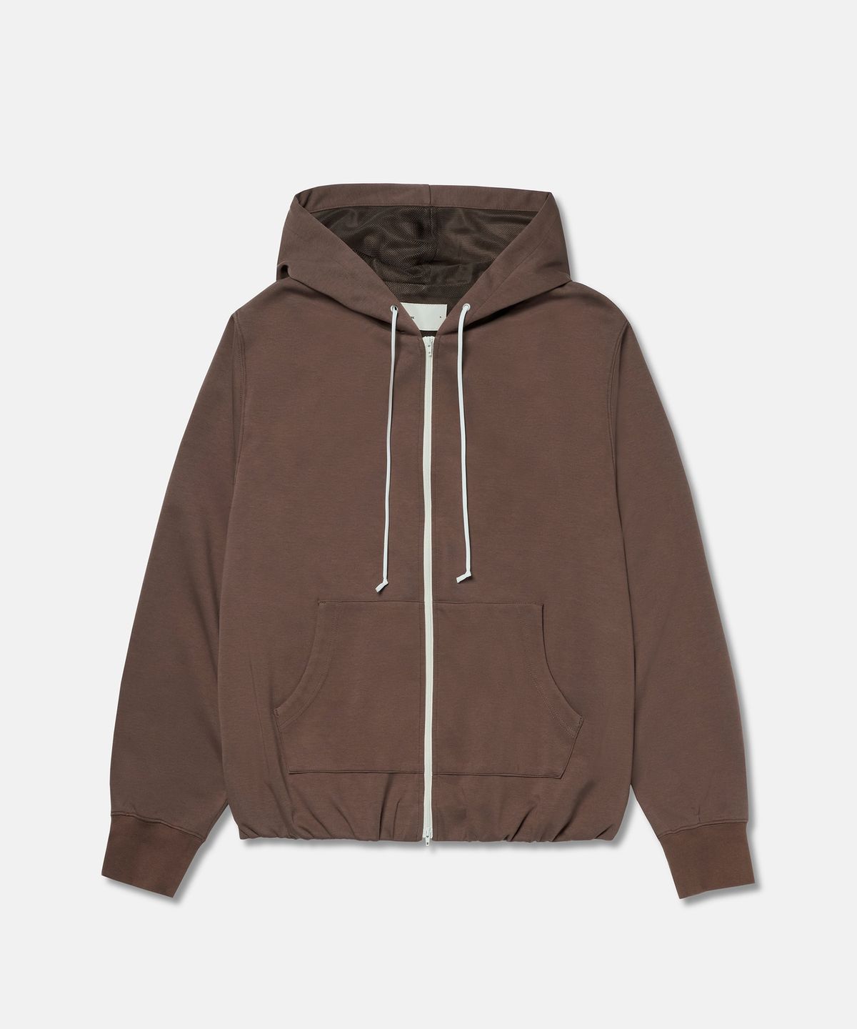 더씽인데어데어(THE THING IN THEIR THERE) Adaptive Zip-Up Hoodie Brown
