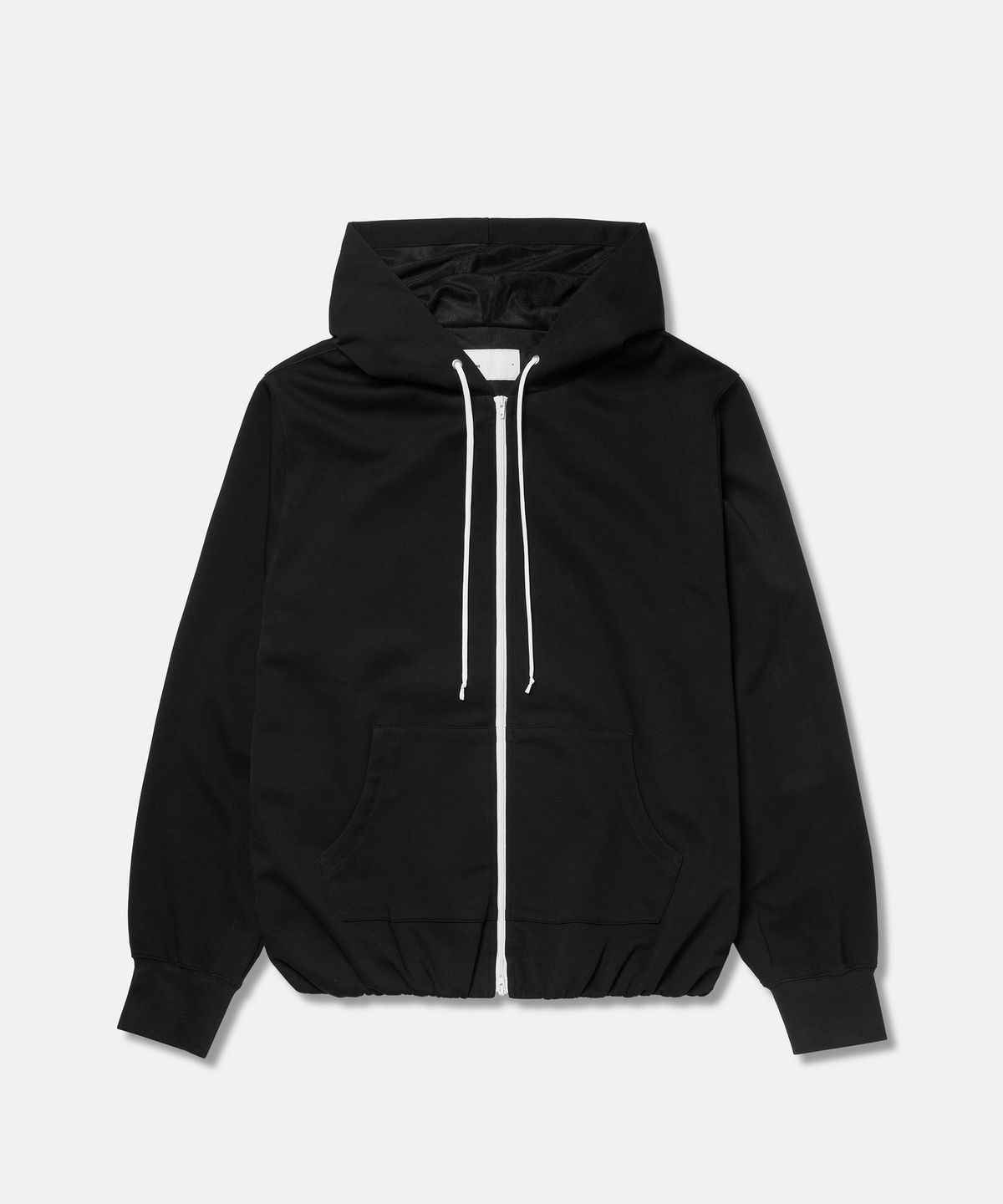 더씽인데어데어(THE THING IN THEIR THERE) Adaptive Zip-Up Hoodie Black