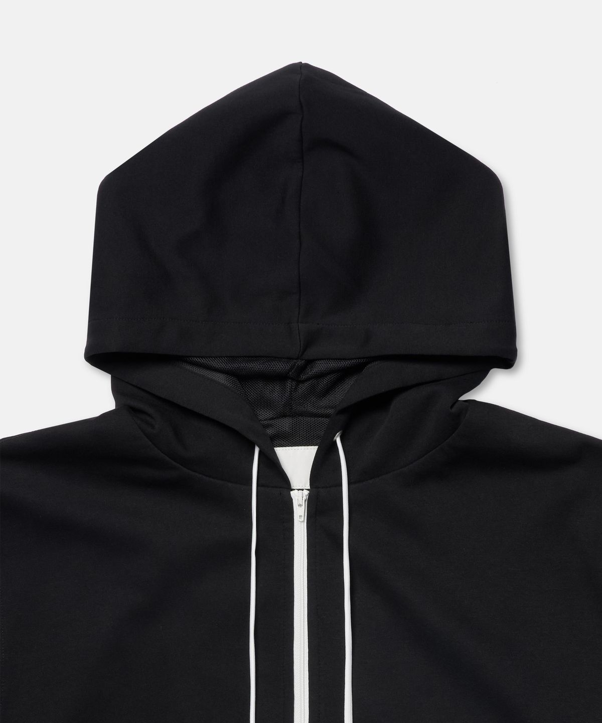더씽인데어데어(THE THING IN THEIR THERE) Adaptive Zip-Up Hoodie Black