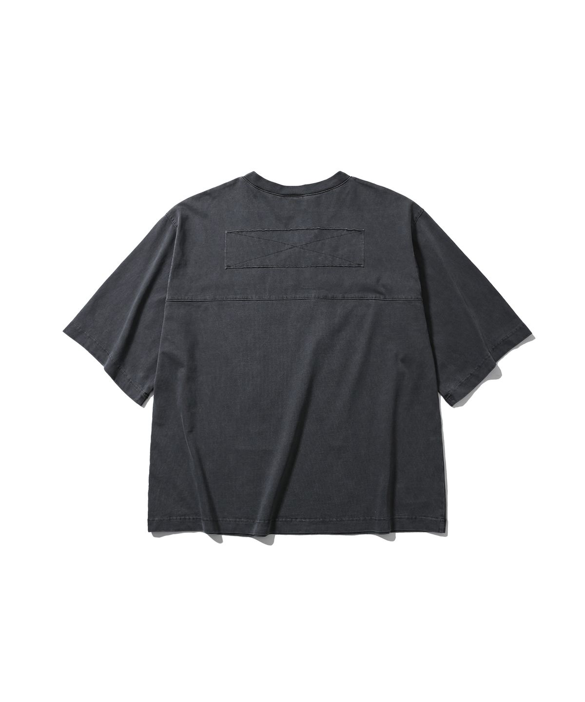 앵글런(ANGLAN) Pigment Rugby Tee - Washed Grey