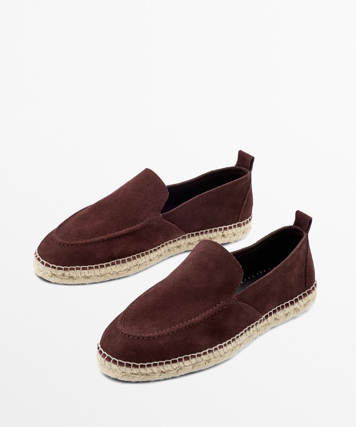 마시모두띠(MASSIMO DUTTI) 가죽 스티치 디테일 에스파듀