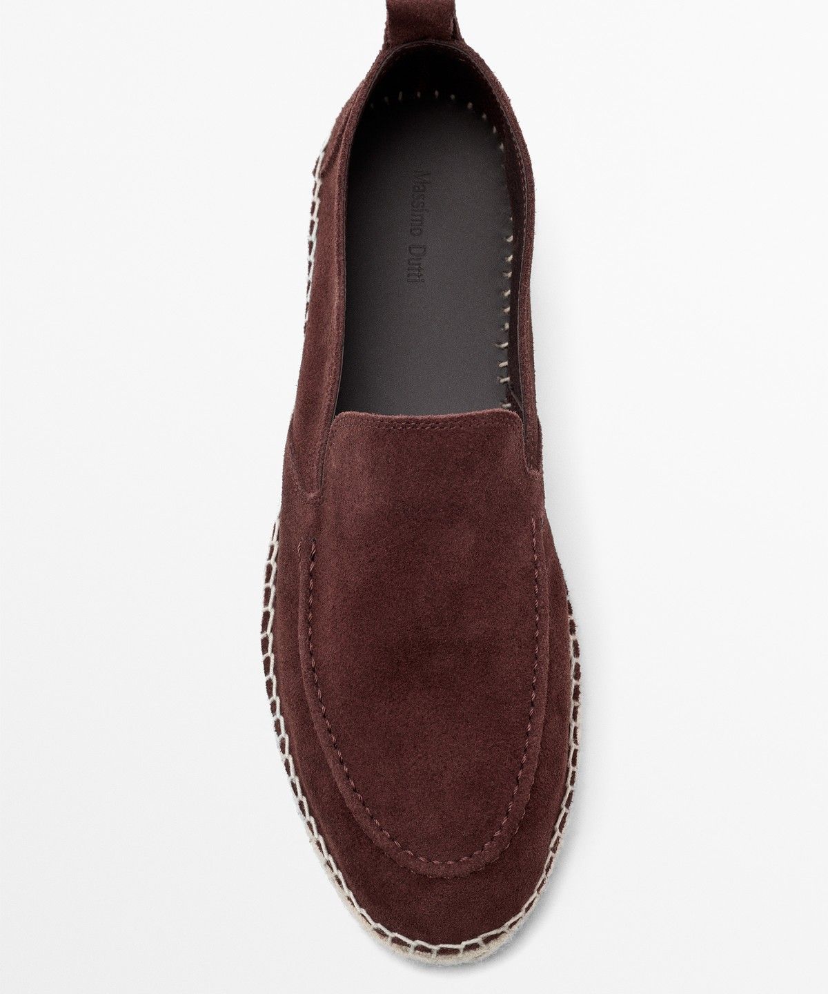 마시모두띠(MASSIMO DUTTI) 가죽 스티치 디테일 에스파듀