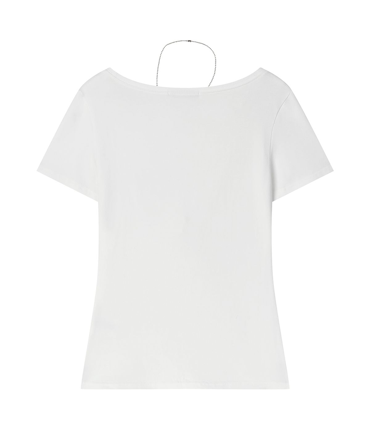 일리오(ILLIO) White-python Cross necklace T-shirt