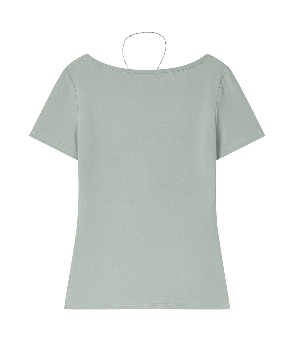 일리오(ILLIO) Green-croc Cross necklace T-shirt