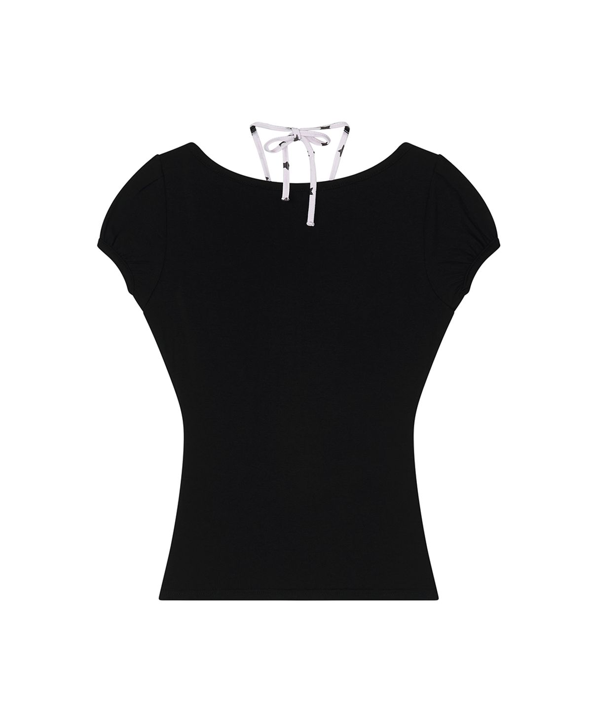 일리오(ILLIO) Black star Giselle gathered top
