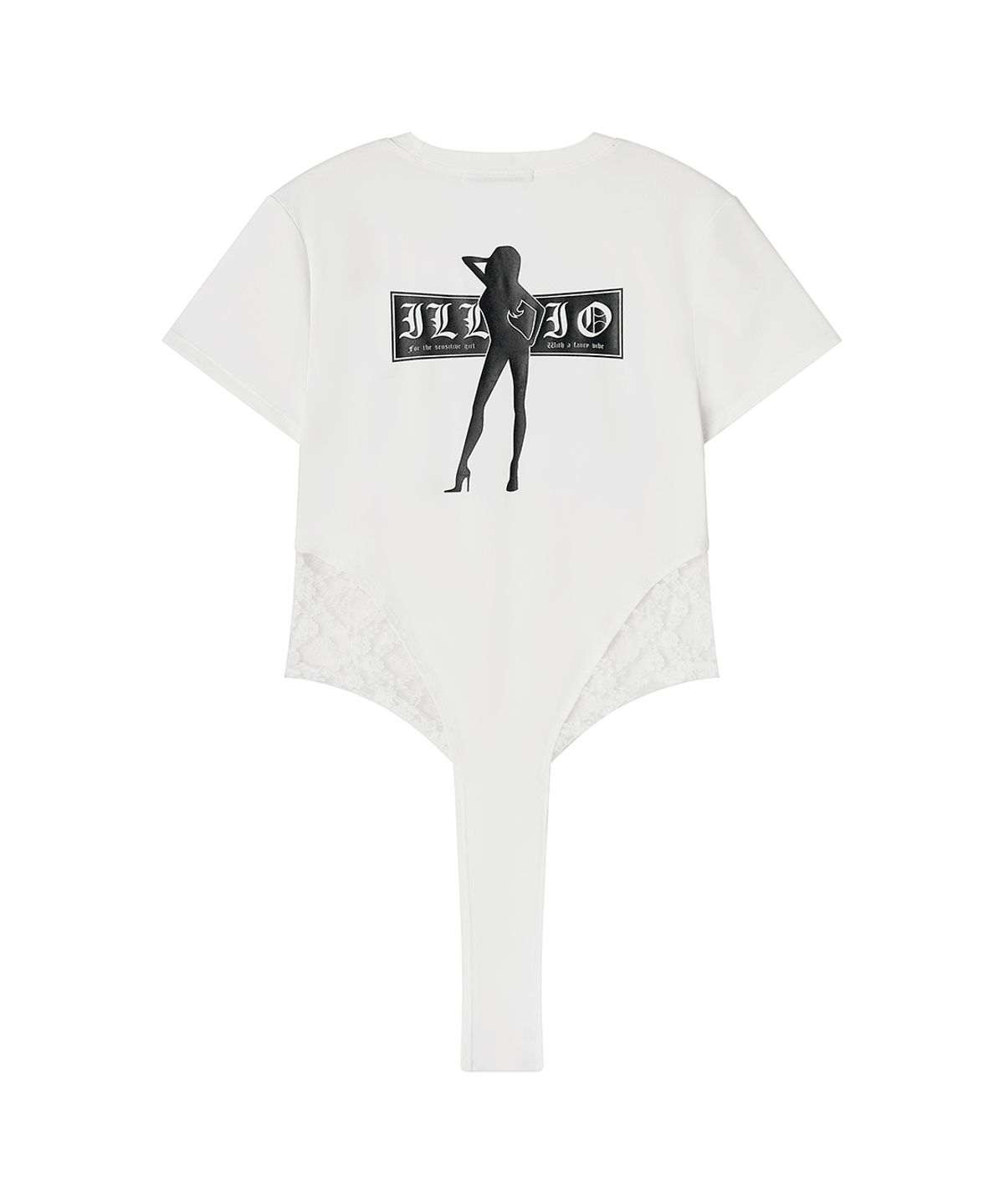일리오(ILLIO) White Diva Lace bodysuit