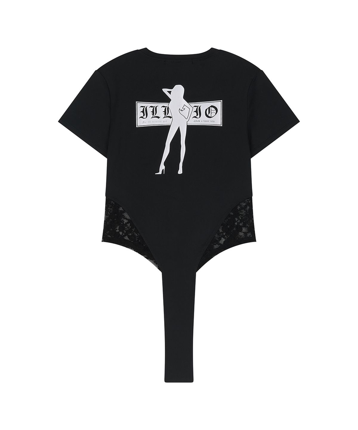 일리오(ILLIO) Black Diva Lace bodysuit