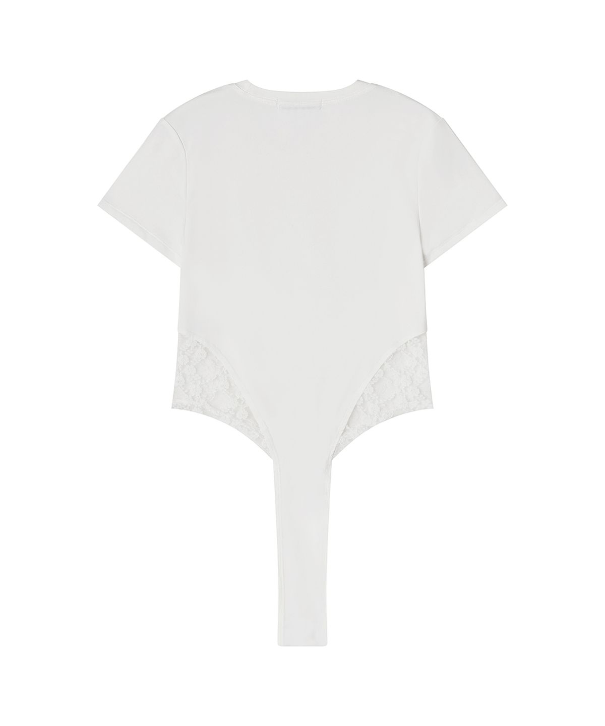 일리오(ILLIO) White Cross Lace bodysuit