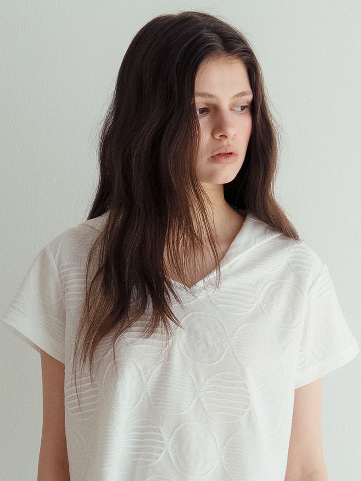 뮈르뮈르(MURMURE) 오앤 빅도트 카라 티_Oen  T-shirt
