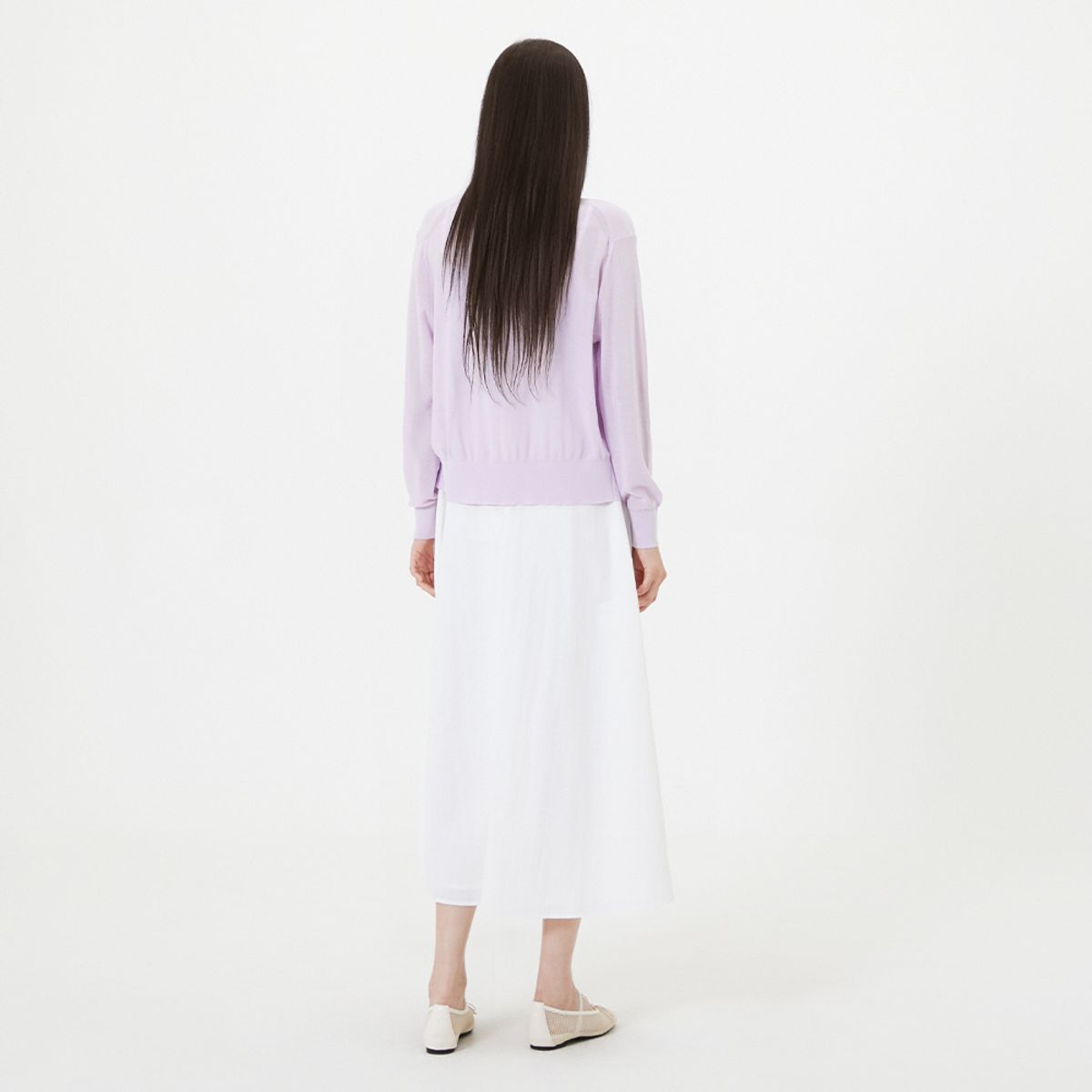 랩(LAP) 썸머 베이직 긴팔 가디건 AS2KG592